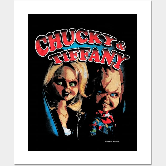 Chucky & Tiffany Wall Art by artcuan